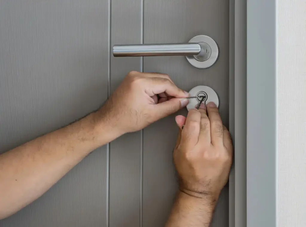 apertura de puerta con tecnica avanzada de ganzau